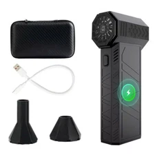 138000RPM 56m/s Mini Jet Turbo Fan Electric Air Blower Duster Cleaner w/ battery