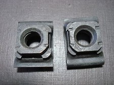 2 Pcs 1969 1970 Pontiac Grand Prix Front Bumper 716-14 J Nuts Nos 3779976