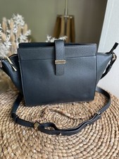 Whistles dark green genuine leather shoulder bag