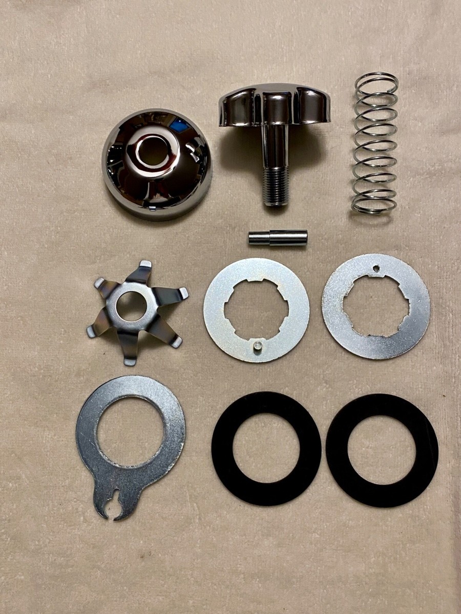 Harley 1949-59 Servicar Panhead FL Steering Damper Kit Chrome OEM