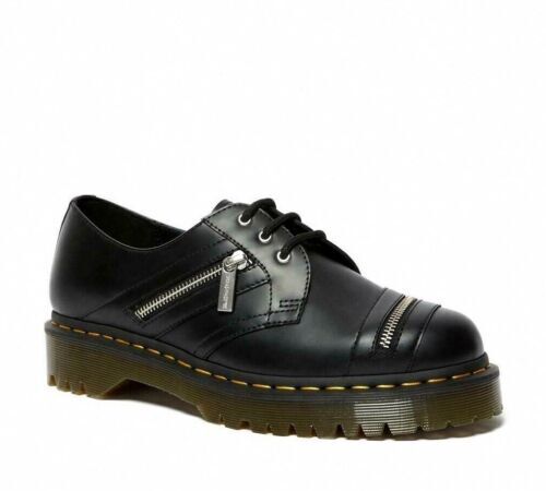 Dr. Martens 1461 Ghillie Smooth Low Top Black Leather Shoes Dr. Martens 1461 Ghillie Smooth Low Top Black Leather Shoes