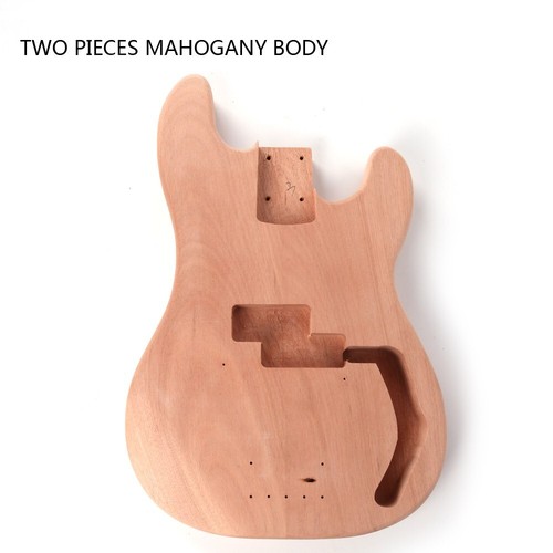 DIY electric 4strings P bass kits roasted maple neck fingerboard mahogany body - Picture 5 of 6