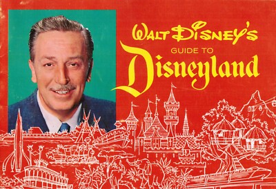 Walt Disney's Guide to Disneyland （1960） Vintage 1963 Walt Disney's Guide to Disneyland Guide Souvenir Book