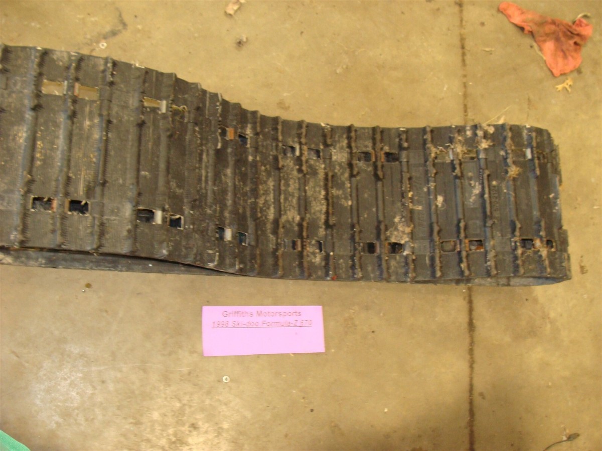 1998 SKI-DOO FORMULA Z 670 CK3 rubber drive track oem 570 1998 SKI-DOO FORMULA Z 670 CK3 rubber drive track oem 570
