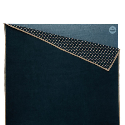 Yogatuch GRIP ² Yoga Towel mit Antirutschnoppen midnight blue