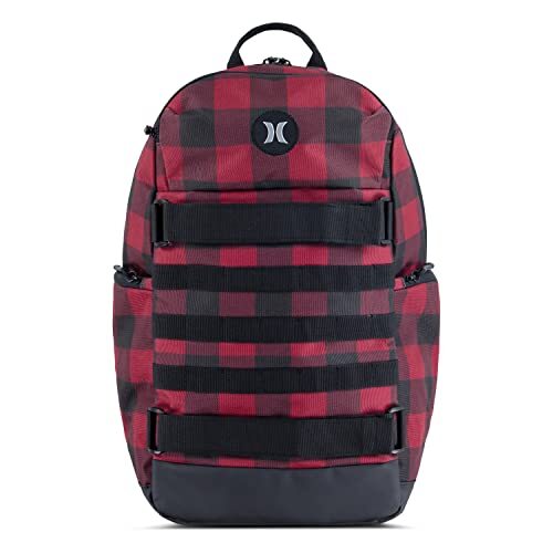 Hurley Mens Skateboard Backpack Bag Rhythmic Red One Size for sale