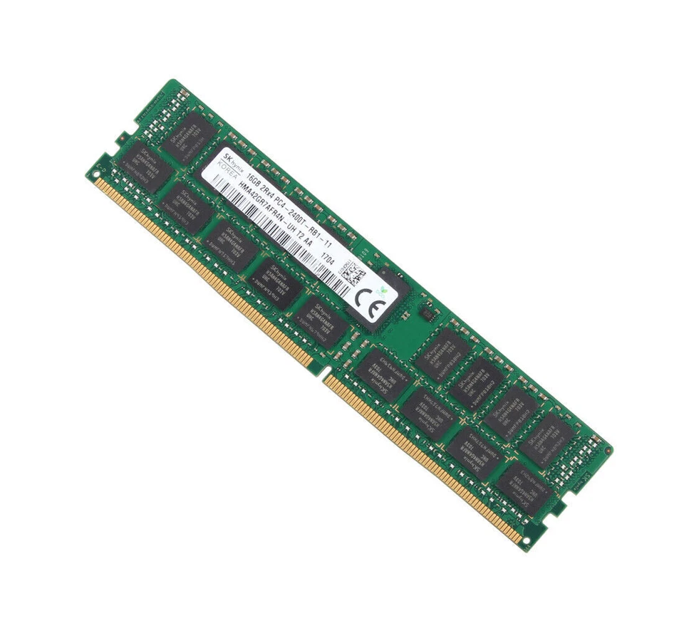 SK Hynix 4x 16GB PC4-2400T-RB1-11 DDR4 REG-ECC DIMM HMA42GR7AFR4N-UH T2 AA RAM $ - Image 4 of 4