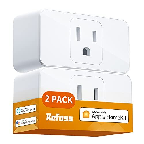 Smart Plug WiFi Outlet 2 Pack Apple HomeKit Alexa Google Home Timer Remote-image