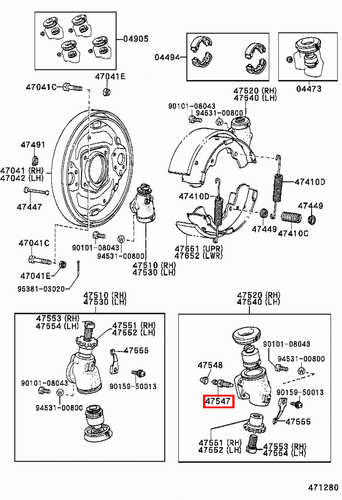 Genuine Toyota Dyna 100 YH81 YH80 LH80 Front Drum Brake Bleed Nipple x2 - Picture 8 of 12