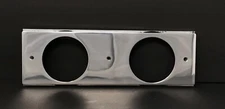 1946 1947 1948 PYLMOUTH 2 HOLE 3 3/8" DASH INSERT BILLET ALUMINUM POLISHED