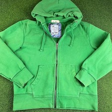 Y2K Vintage GAP 1969 Heritage Green Zip Up Hoodie Heavyweight Sweatshirt Sz L