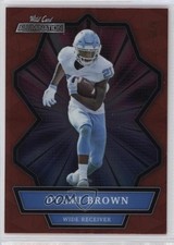 2021 Wild Card Industry Summit Alumination Red 8/15 Dyami Brown Rookie RC 12v9. rookie card picture
