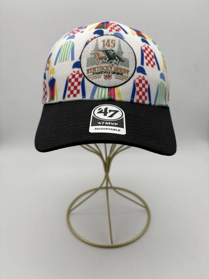 145th Kentucky Derby Churchill Downs Sombrero Correa Trasera 47 Totalmente NUEVO Foto 4 de 4