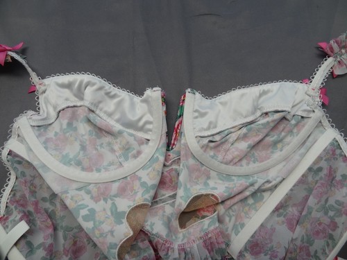 For Love & Lemons M Bustier Heart Bloom Corset Bra 348823-QCN Victoria's Secret - Picture 11 of 15