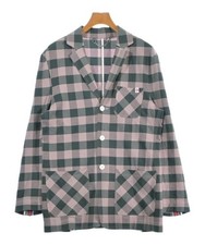 CHARLES JEFFREY LOVERBOY Jackets PinkxDark green(Check Pattern) S 2200573978104