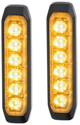 HELLA 2XD 014 592-201 Strobe-Type Beacon LED Crystal Clear Lens 12V/24V
