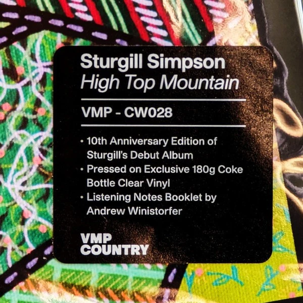 Sturgill Simpson – High Top Mountain, VMP-Country, Limited Coke Bottle Clear LP! - Bild 3 von 4