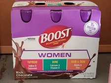 (BB 01/26) Boost Nutritional Drink for Women, Rich Chocolate Flavor - 8 oz, 6 ct