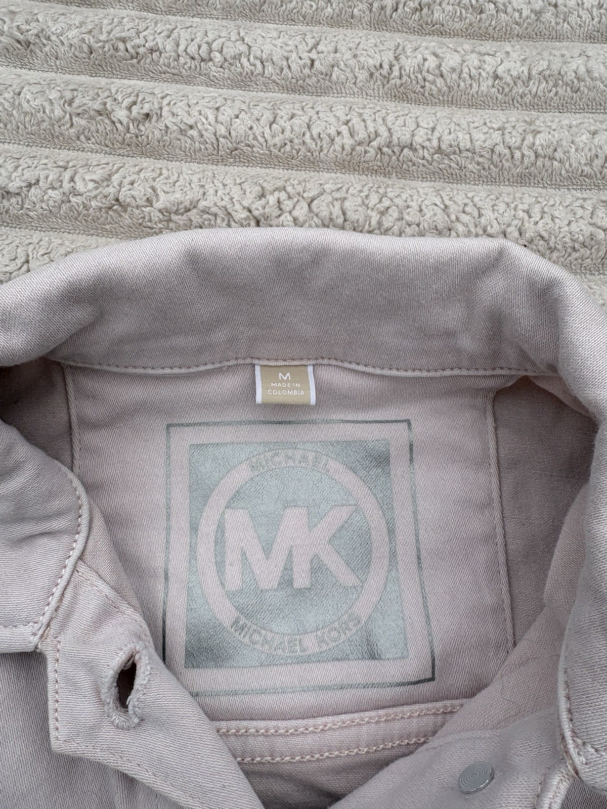 MICHAEL KORS Basic Button Front Denim Jacket Blos… - image 7