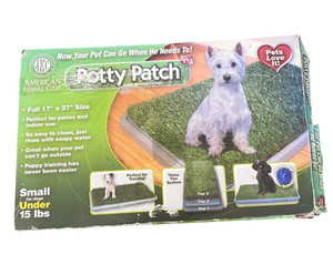 AKC Potty Patch Indoor Dog Potty Training Grass Pad Small Under 15 lbs 17x27