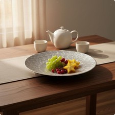 Round offering bowl, decorative and multifunctional fruit bowl