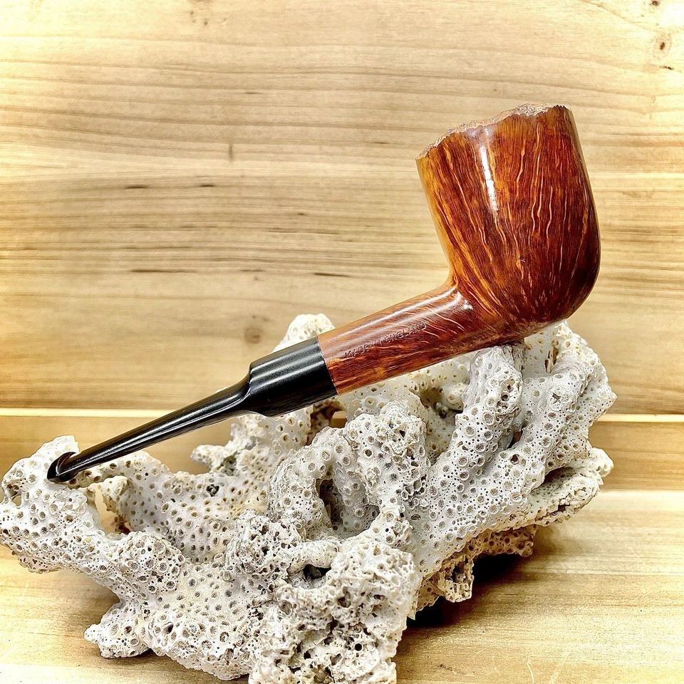 53g H. Willmer & Son "HECHO A MANO" 360 LLAMA MANO ALZADA INGLÉS Estate Pipe Foto 2 de 4