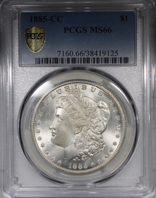 1885-CC Morgan Dollar PCGS MS66 Gem Quality $1
