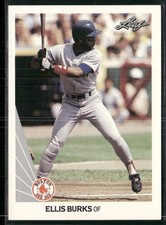 Ellis Burks 1990 Leaf #261 Boston Red Sox