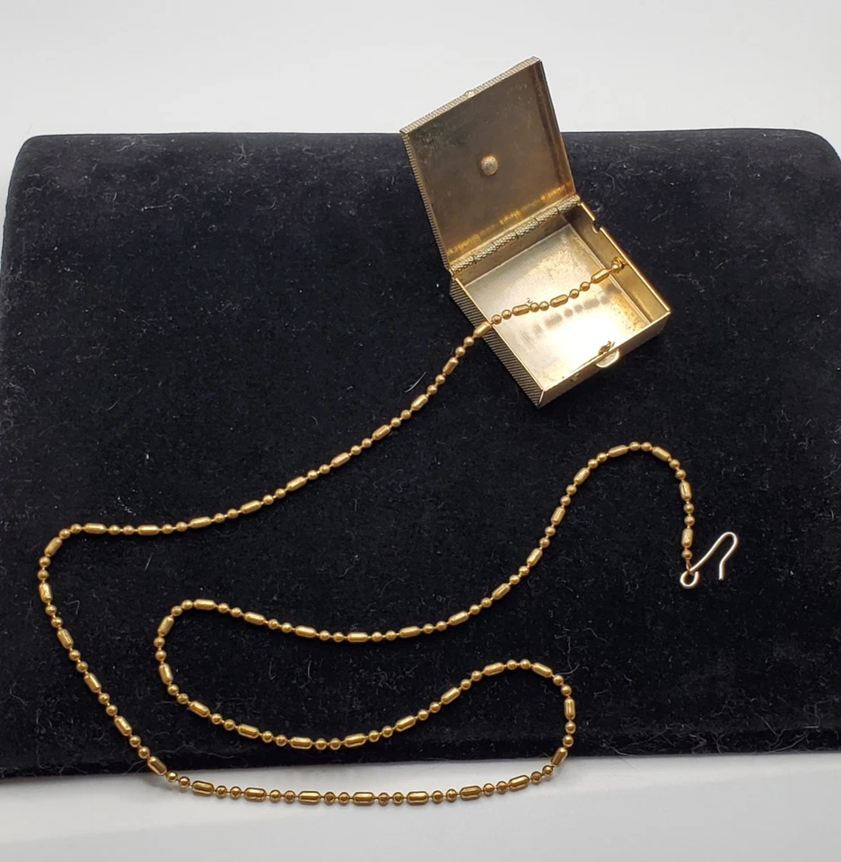 Caja cerrada cadena bola ayudante gancho tirador cremallera vintage años 50 Foto 4 de 4