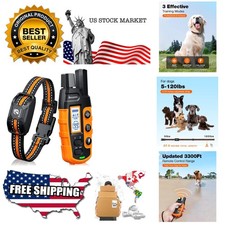 Dog Shock Collar - 3300Ft Dog Training Collar with Remote for 5-120lbs Small ...