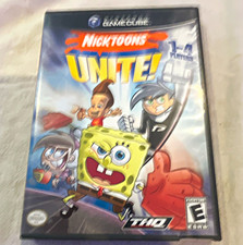 THQ Nicktoons Unite! Nintendo GameCube Rated E Multiplayer Disc & Case