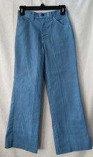 Vintage Girls Jeans 70s Blue Garanimals Denim Bell bottom Flare