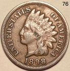 1898 Indian Head Penny Cent