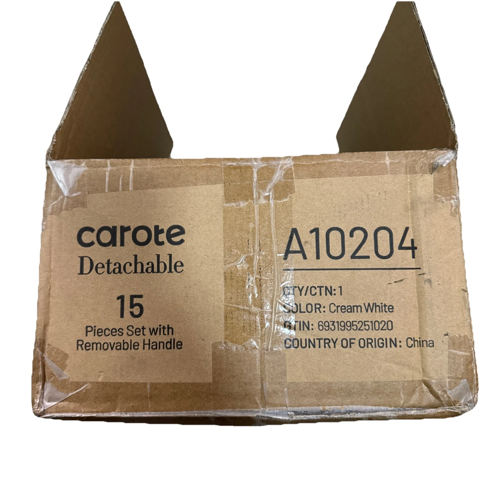 Carote Pots and Pans Set, Non Stick, 15pc Cookware Bakeware