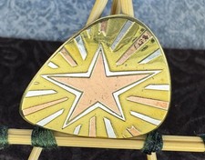 Handmade Vintage Metal Guitar Pick – Star Acoustic & Electric – USA Made