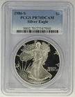 1986 S American Silver Eagle PCGS PR70 Deep Cameo ‼️KEY - FIRST YEAR OF ISSUE‼️