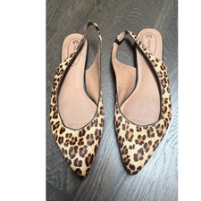 Corso Como Womens Leopard Print Calf Hair Sli...