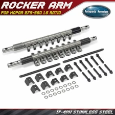 New 17-4PH Stainless Steel Shaft Mount Rocker Arm Set for 5.2L 273-360 1.6 Ratio