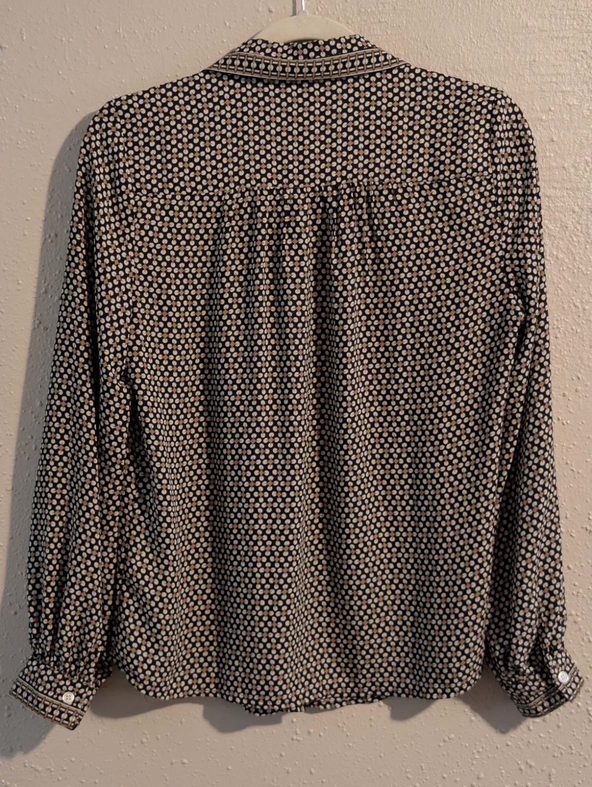 Max Studio Geometric Patterned Long Sleeve Button… - image 11