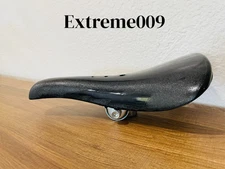 Lightning Bolt Vintage Old School Bmx Hard Shell Seat BLACK saddle GT DYNO