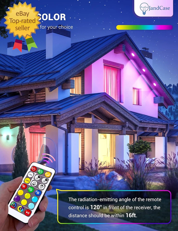 BR30 Color Changing Light Bulb Rgb+Warm+Cool White LED Flood Lights 12W(100W - Image 2 of 4