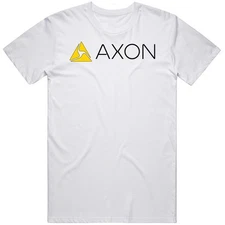 Axon Enterprise Nasdaq Company Logo Employee Fan Unisex Soft Cotton tee T Shirt