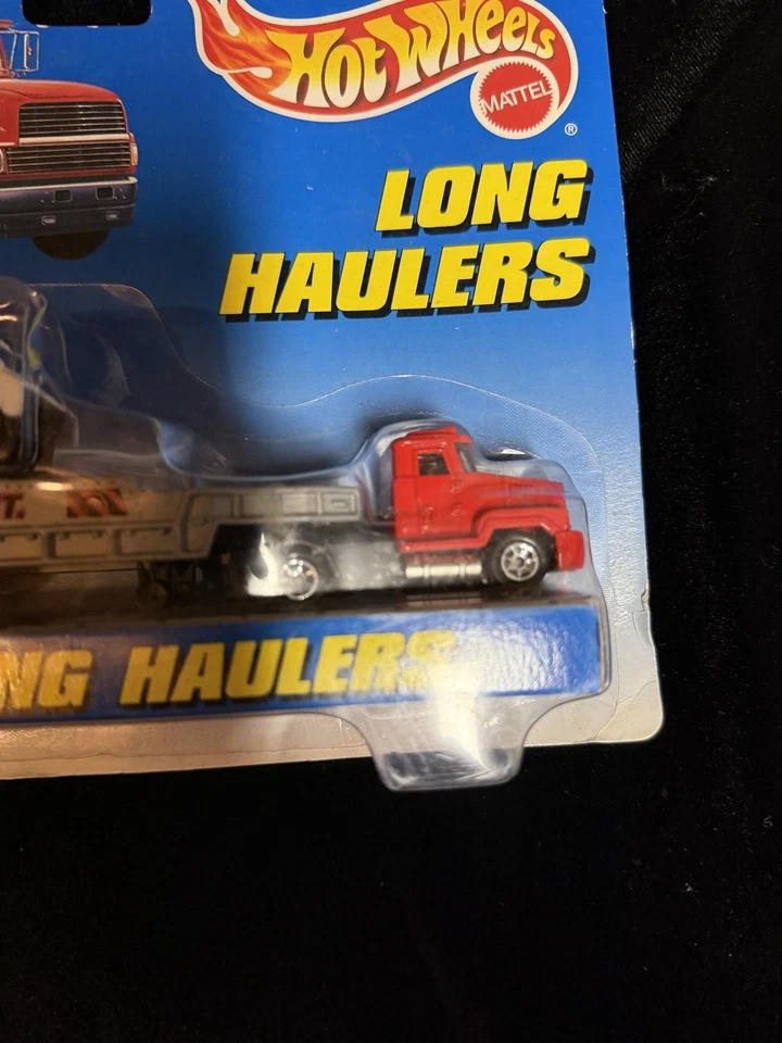 Hot Wheels Long Haulers Ambulance Fire Dept. & Transporter New Sealed 1997 - Image 4 of 4