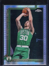 2025-26 Topps Chrome - Sam Hauser Prism Refractor #14 - Boston Celtics