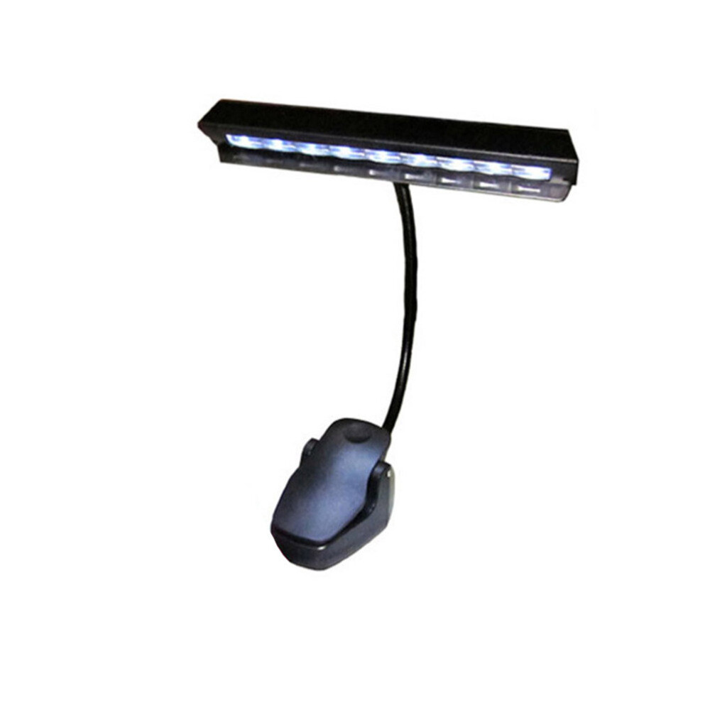 LED Clip Lamp Desk Lamp Battery Operated USB Rechargeable Table Rading Lamp