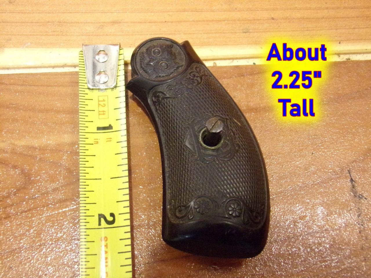 Antique IVER JOHNSON Factory Gun Grips Owls Head Black Powder Small