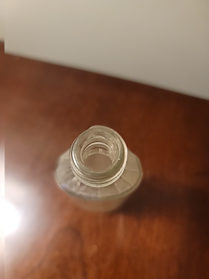 Vintage Duraglas Owens 3ii Glass Medicine Fragrance 4" Bottle Excellent