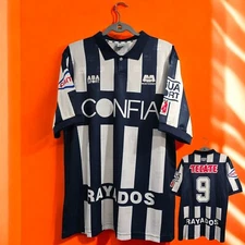 96/97 - Rayados de Monterrey Home Retro - SALVADOR #9 - Aba Sport - 2XL (USA-XL)
