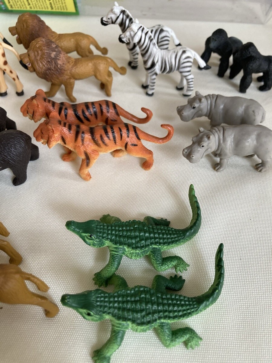 Safari LTD Toob Wild Animals 2” Mini Figures 2x 12 Pc Set=24 Pcs