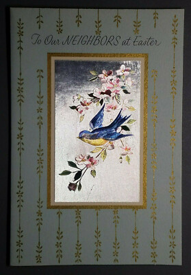 Vintage Easter Card - To Our Neighbors at Easter